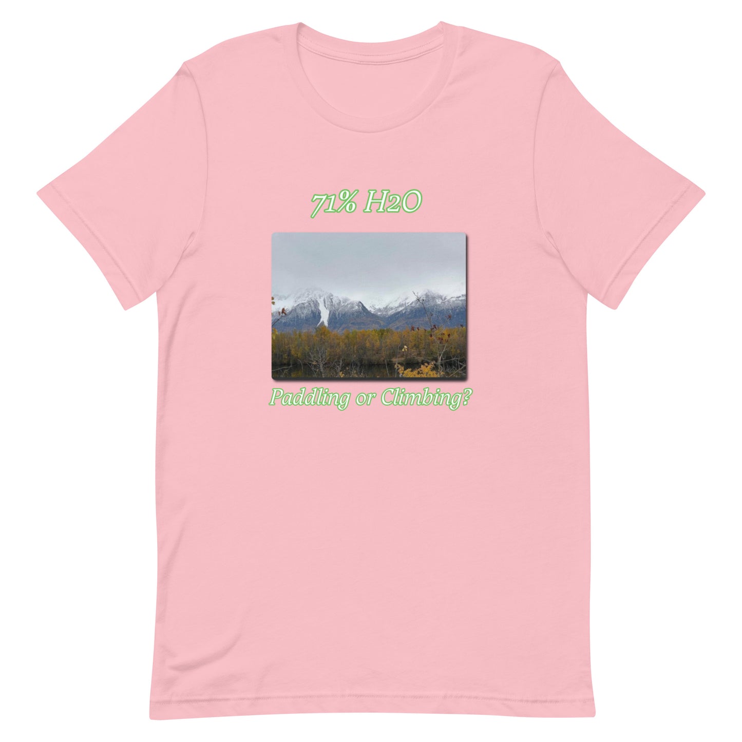 Paddling or Climbing? Unisex t-shirt