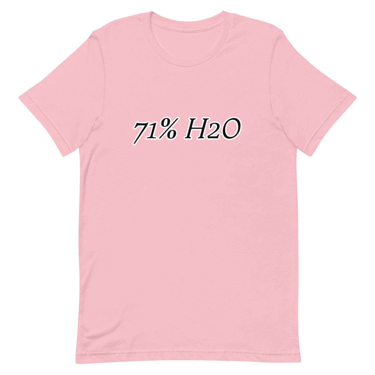 71% H2O Logo Unisex t-shirt