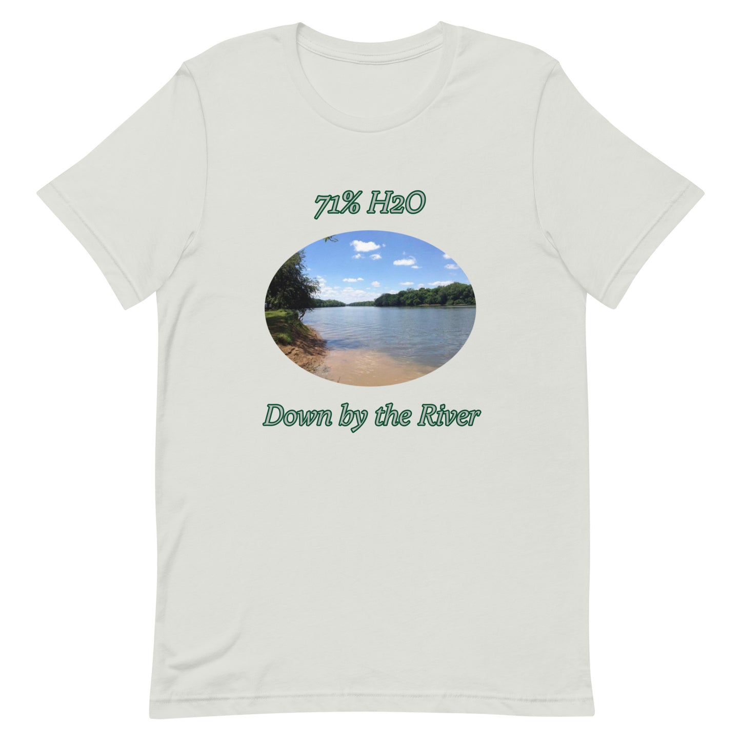 Down by the River Unisex t-shirt