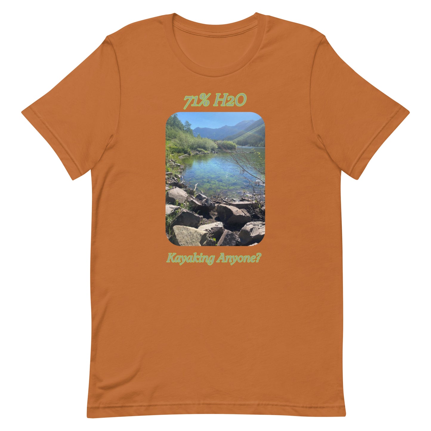 kayaking Anyone? Unisex t-shirt