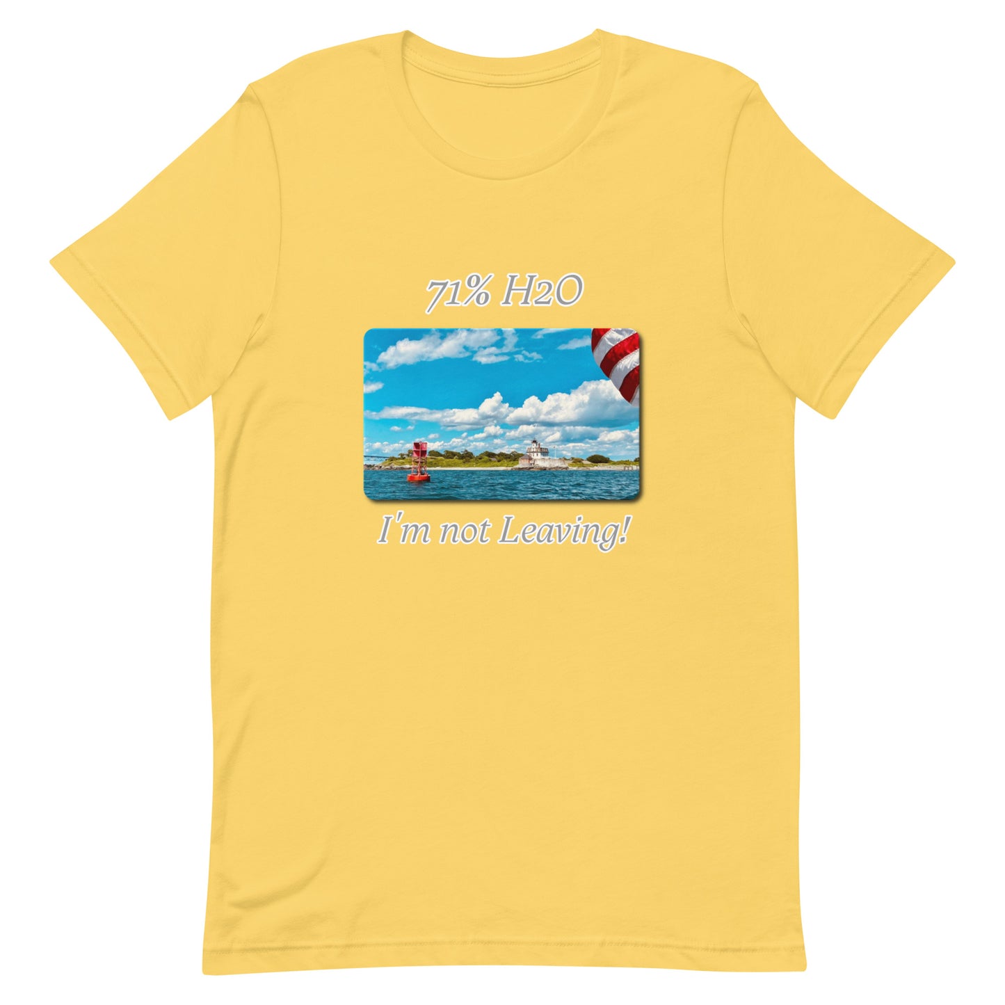 I'm not Leaving! Unisex t-shirt