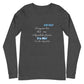 Aquahollic Unisex Long Sleeve Tee