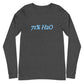 71% H2O Logo Unisex Long Sleeve Tee