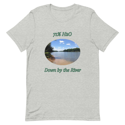 Down by the River Unisex t-shirt