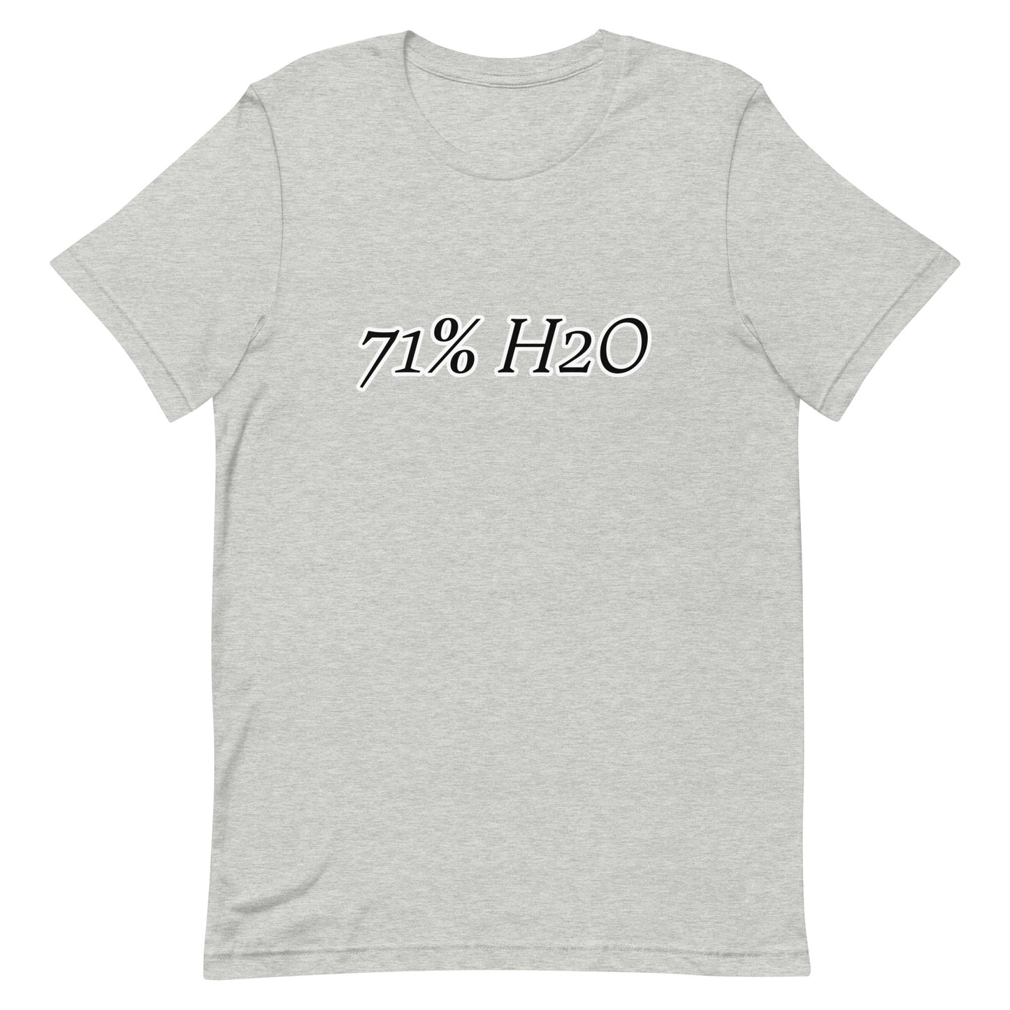 71% H2O Logo Unisex t-shirt