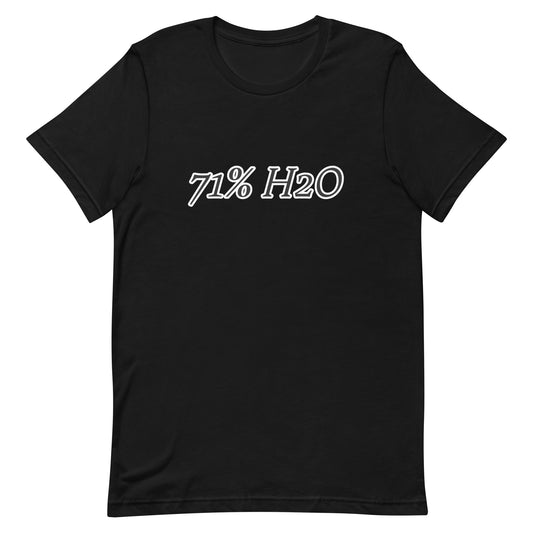 71% H2O Logo Unisex t-shirt