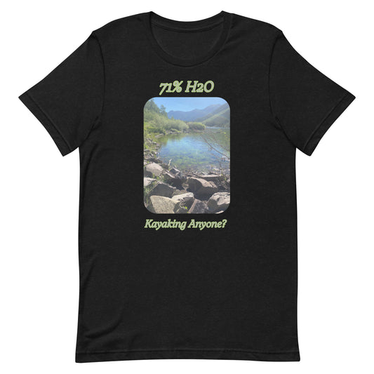 kayaking Anyone? Unisex t-shirt