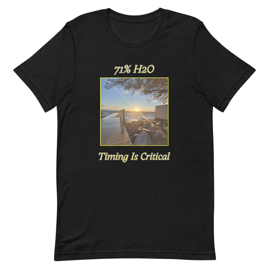 Timing is Critical! Unisex t-shirt