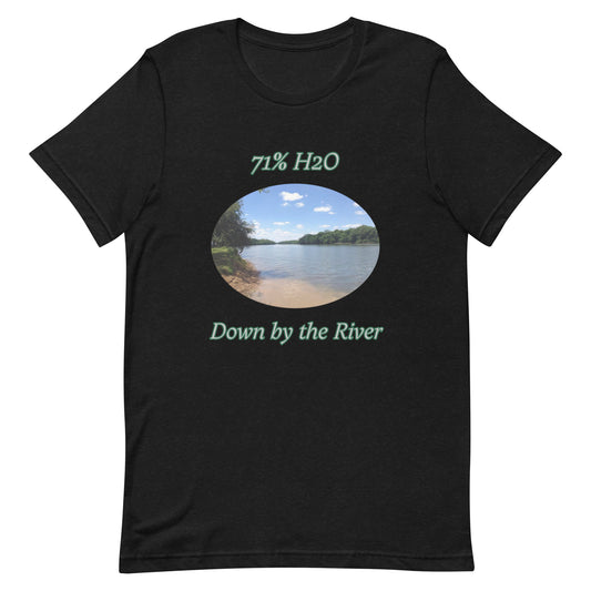 Down by the River Unisex t-shirt