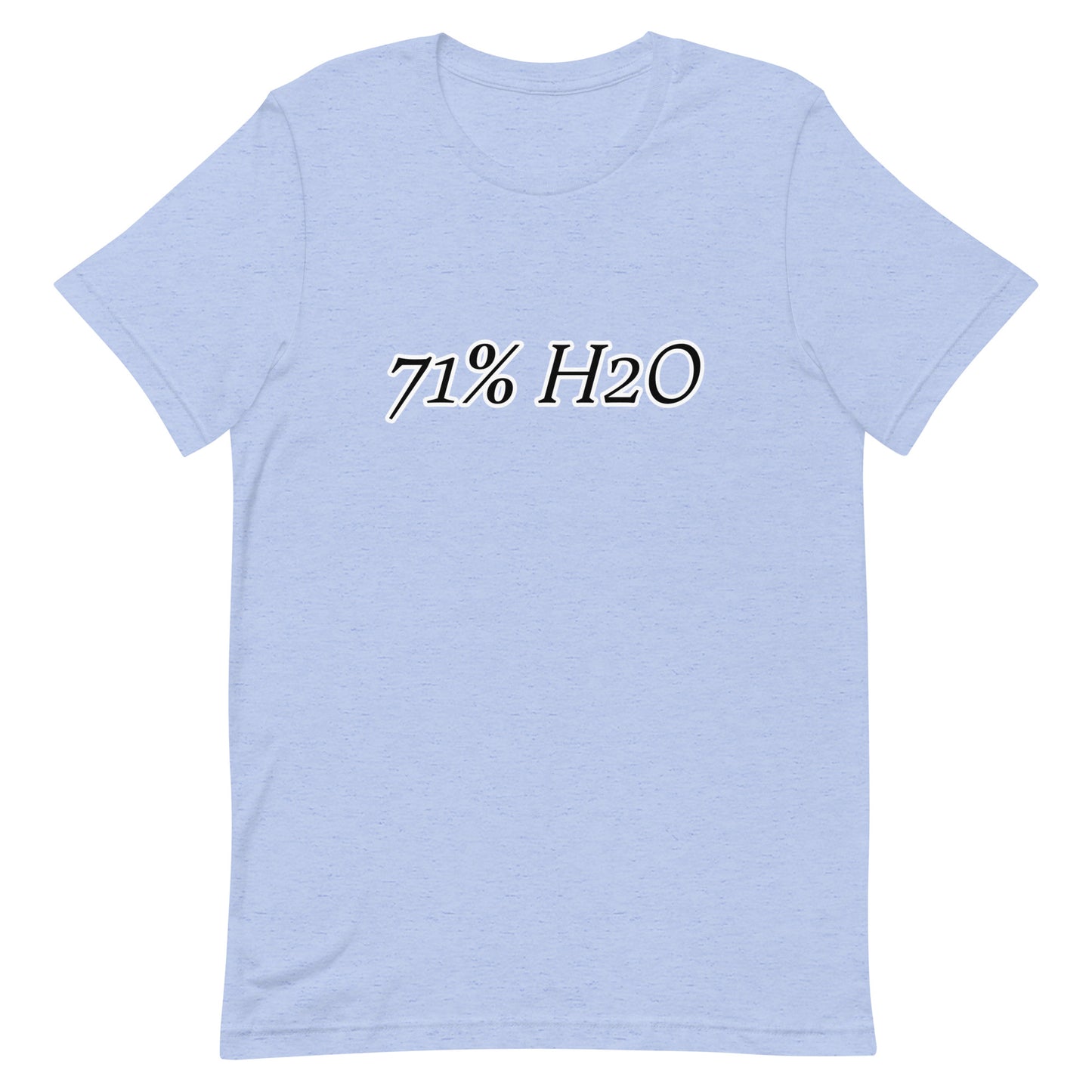 71% H2O Logo Unisex t-shirt