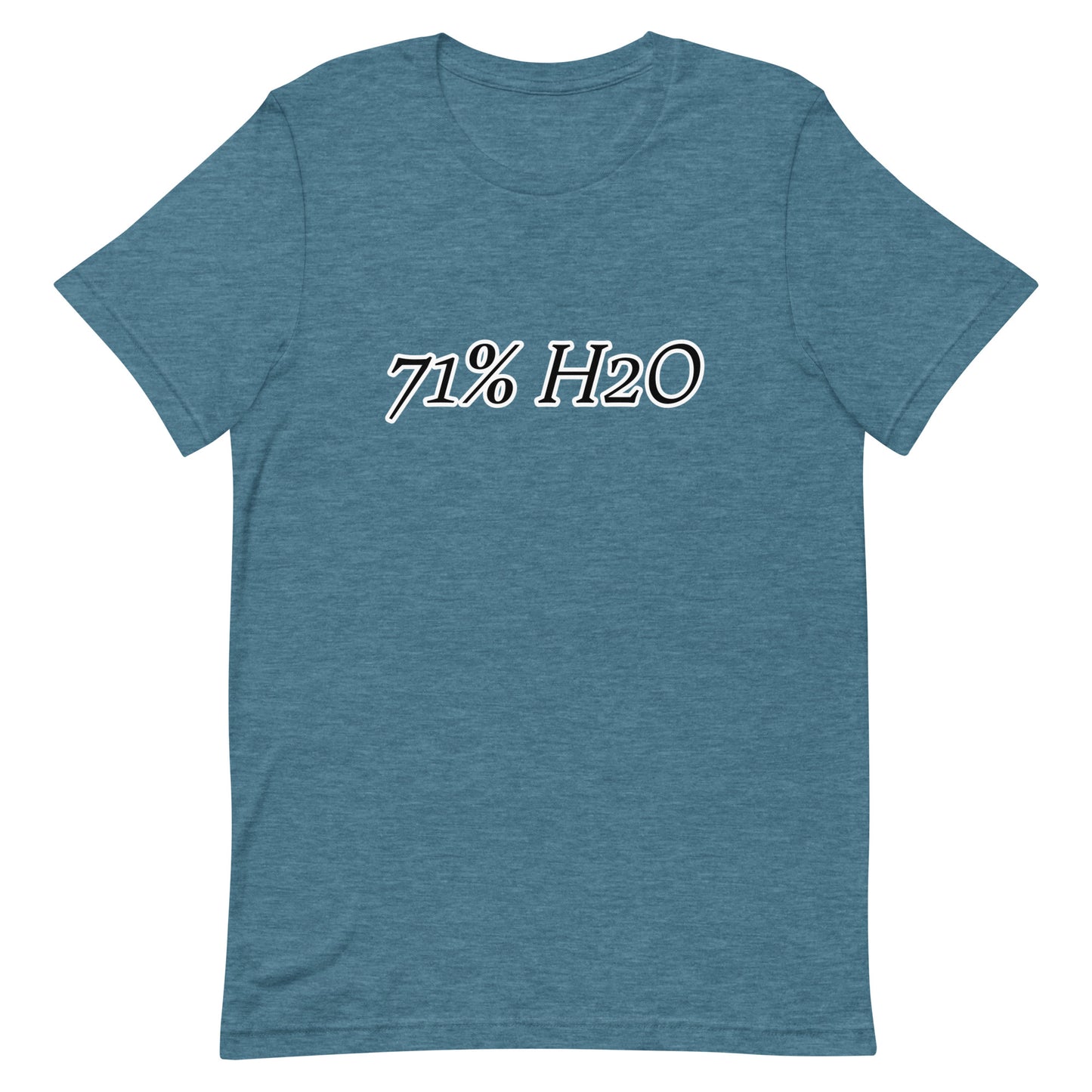 71% H2O Logo Unisex t-shirt