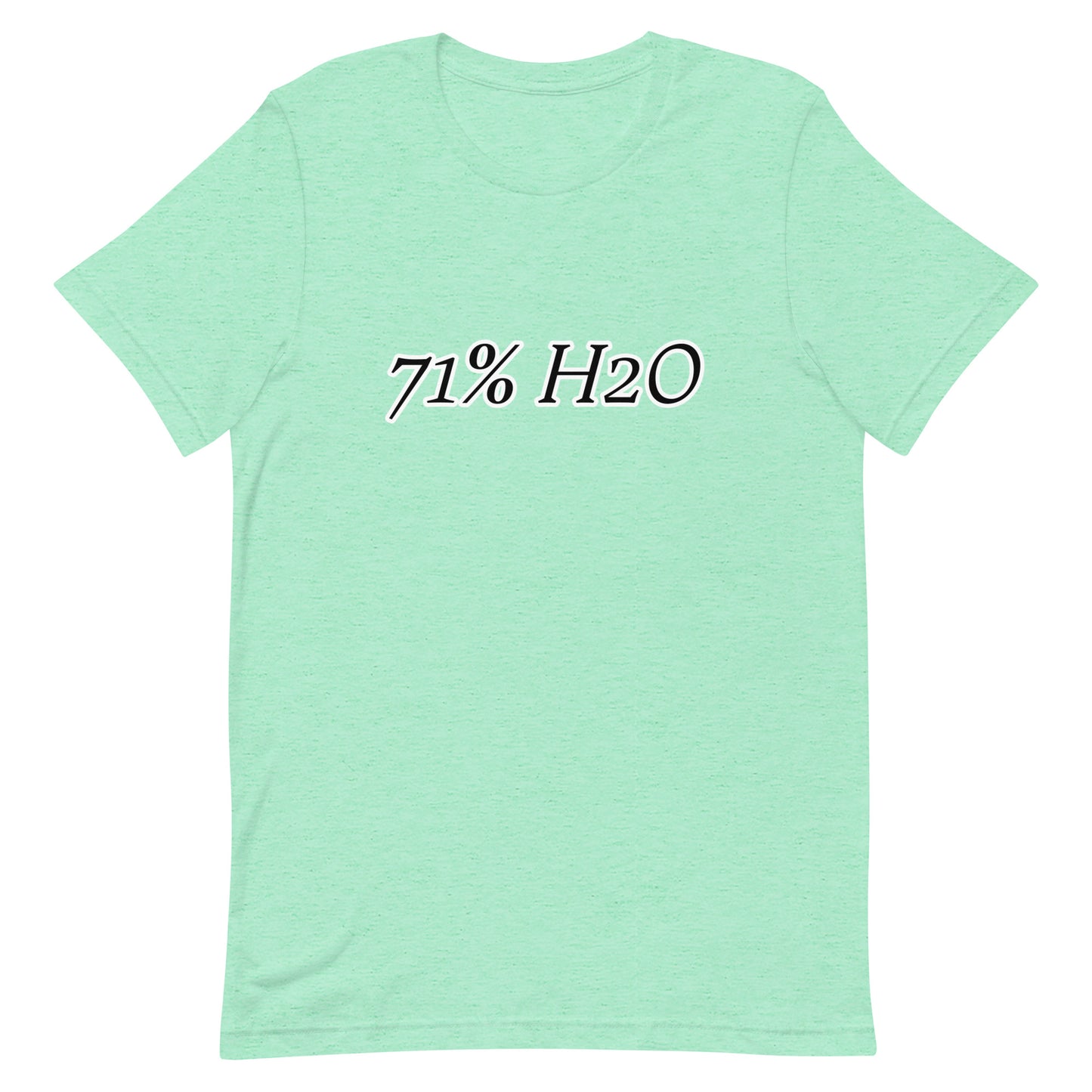 71% H2O Logo Unisex t-shirt