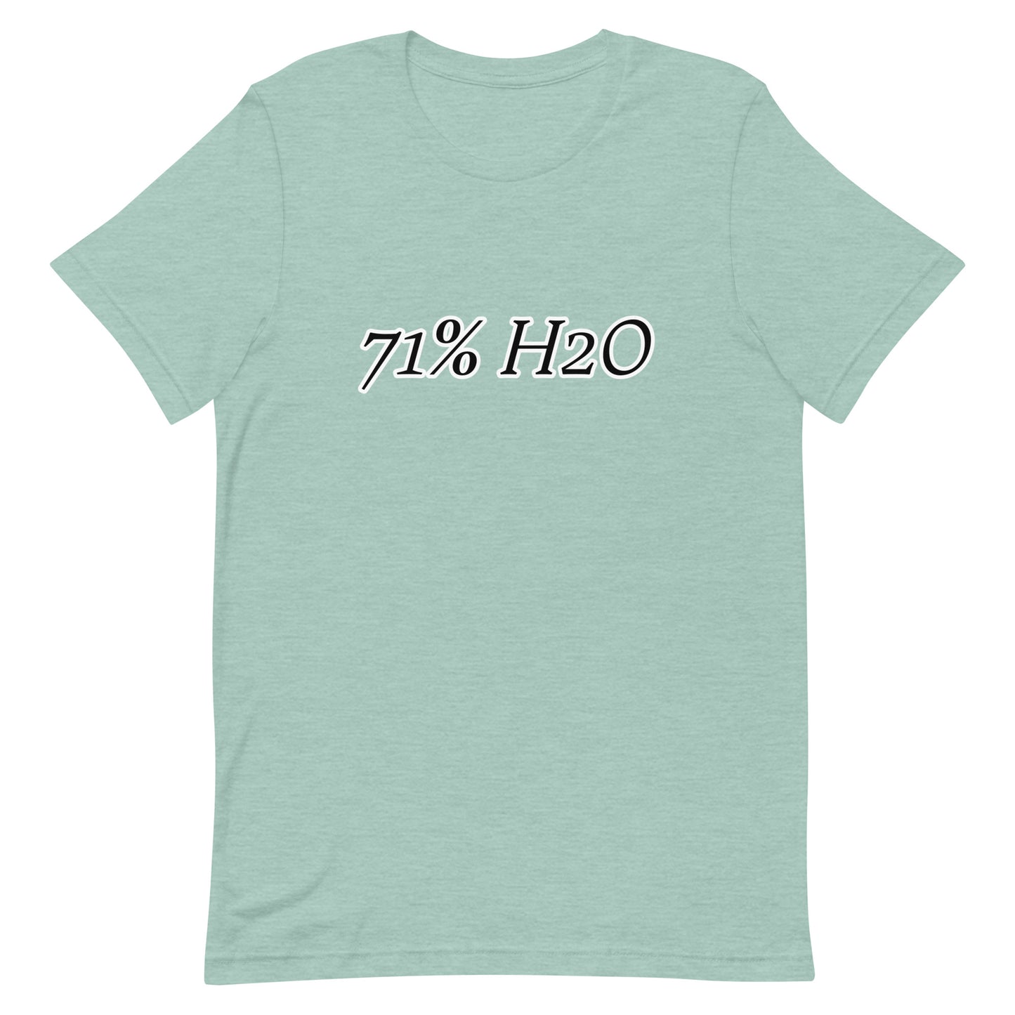 71% H2O Logo Unisex t-shirt