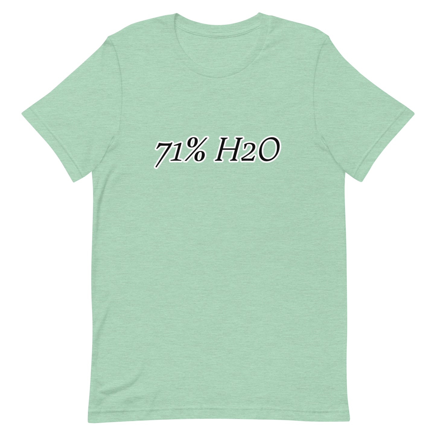 71% H2O Logo Unisex t-shirt