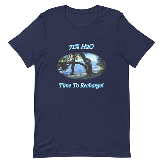 Time To Recharge! Unisex t-shirt