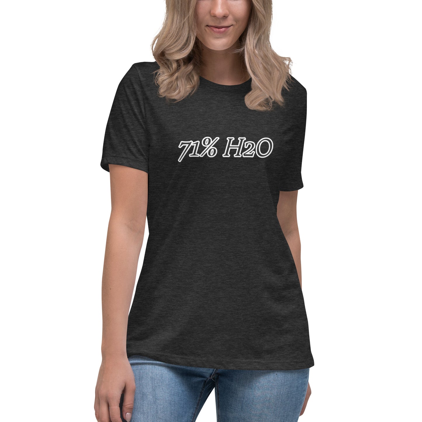 71% H2O Logo Women's Relaxed T-Shirt