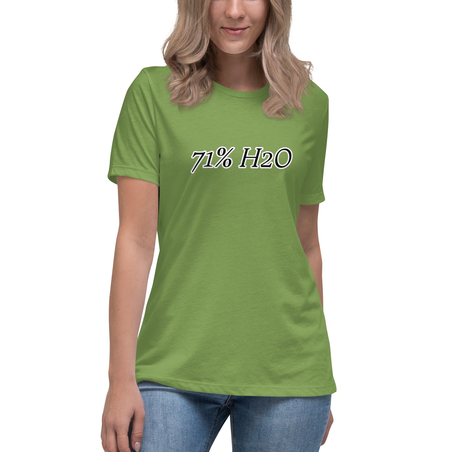 71% H2O Logo Women's Relaxed T-Shirt